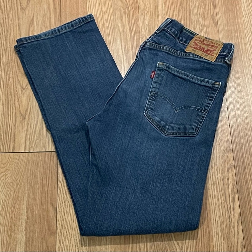 Levis 505 Men’s 34x32 (32x31) Straight Fit Jeans Medium Blue Denim Classic